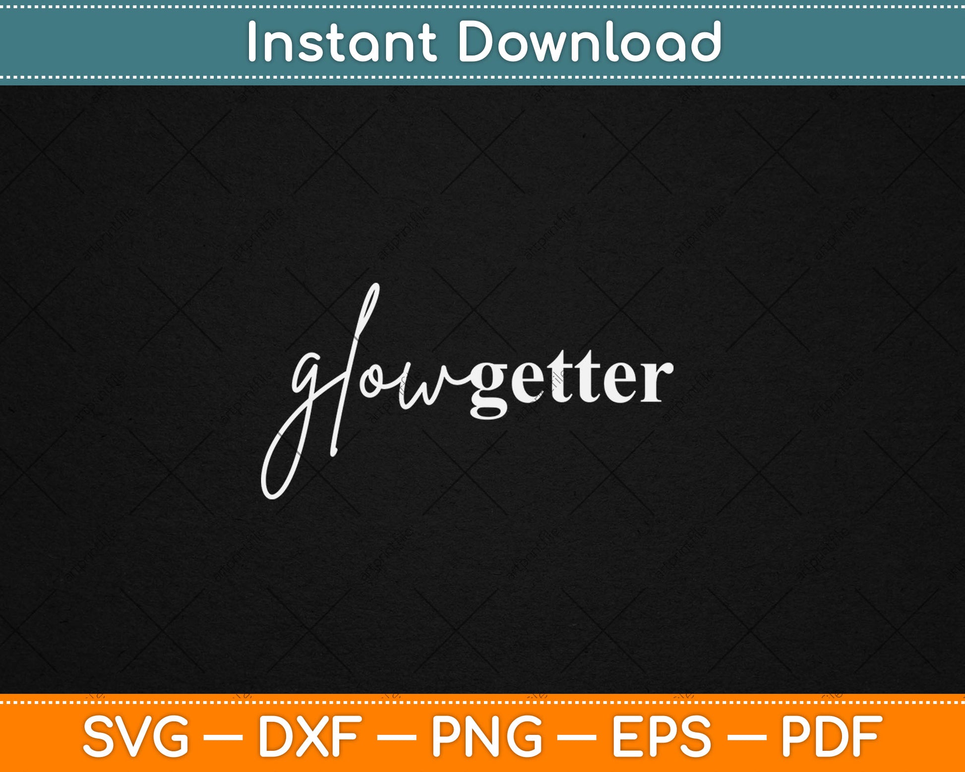 Glow Getter Esthetician Facialist Glowing Skincare Svg Design Digital Cutting File