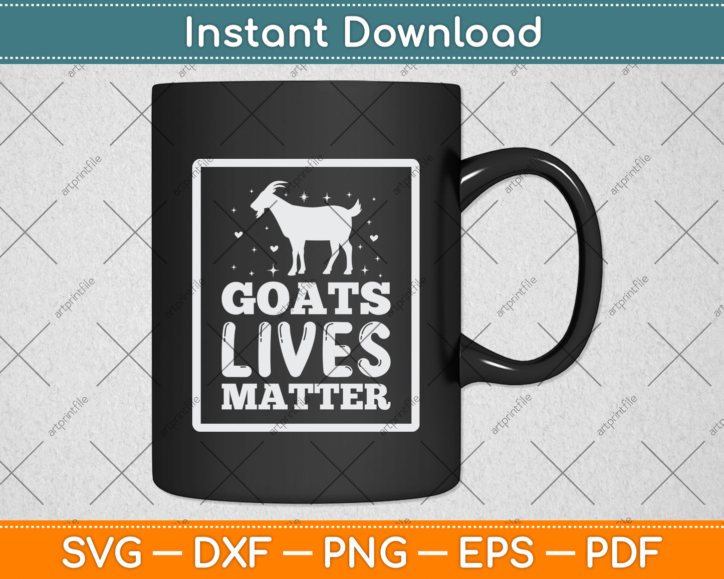 Goats Lives Matter Svg Digital Cutting File