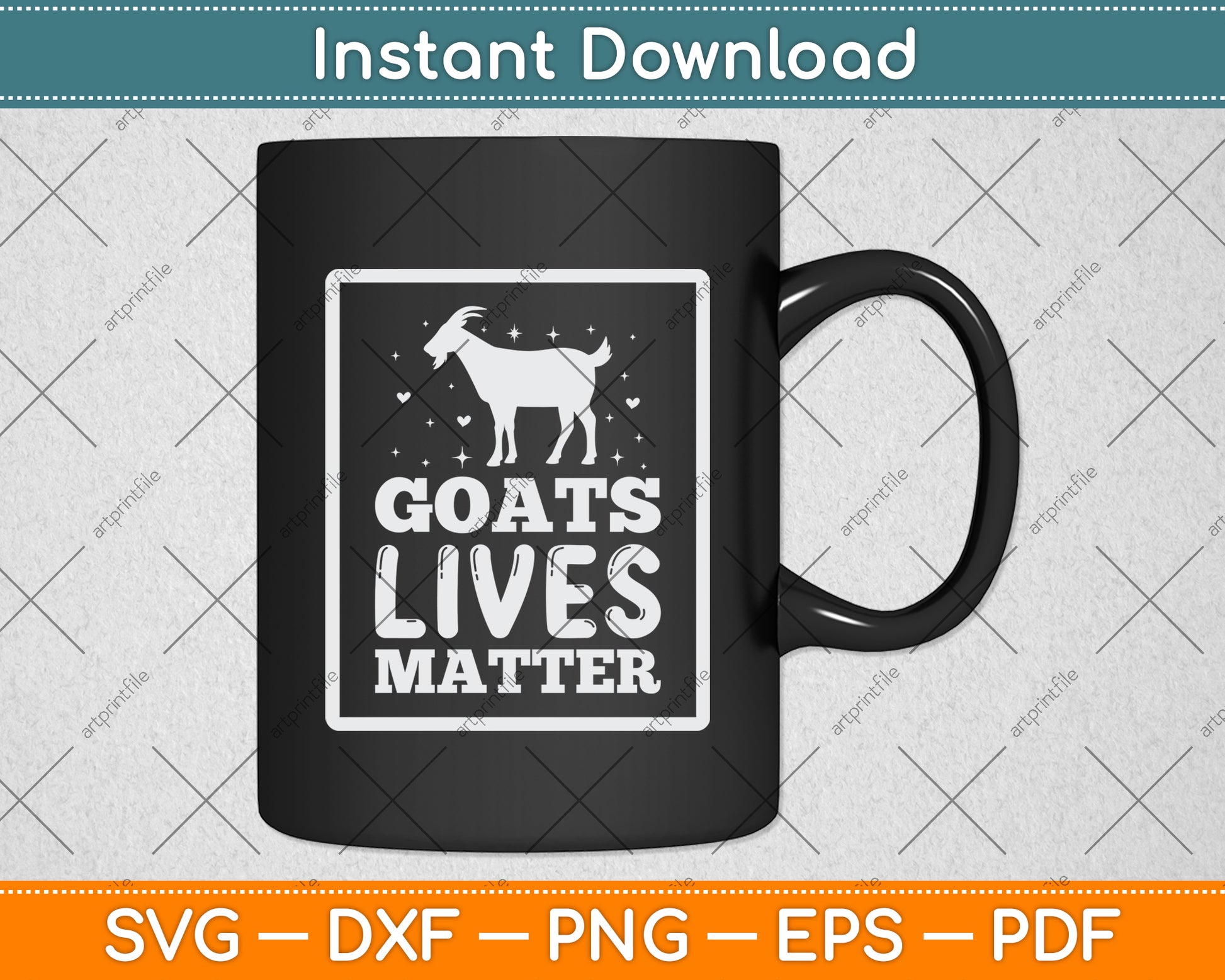 Goats Lives Matter Svg Digital Cutting File