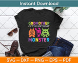 Godmother Of The Birthday Monster Svg Digital Cutting File