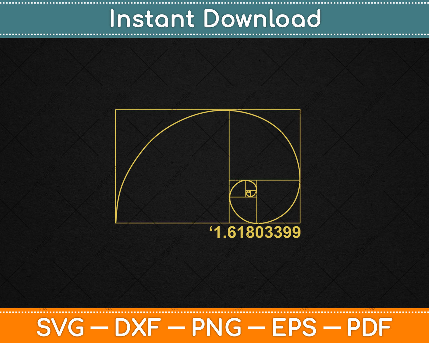 Golden Ratio - Architecture Architect Artwork Construction Svg Digital Cutting File