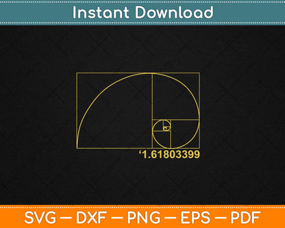 Golden Ratio - Architecture Architect Artwork Construction Svg Digital Cutting File