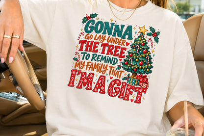 Gonna Go Lay Under The Tree Christmas PNG Sublimation