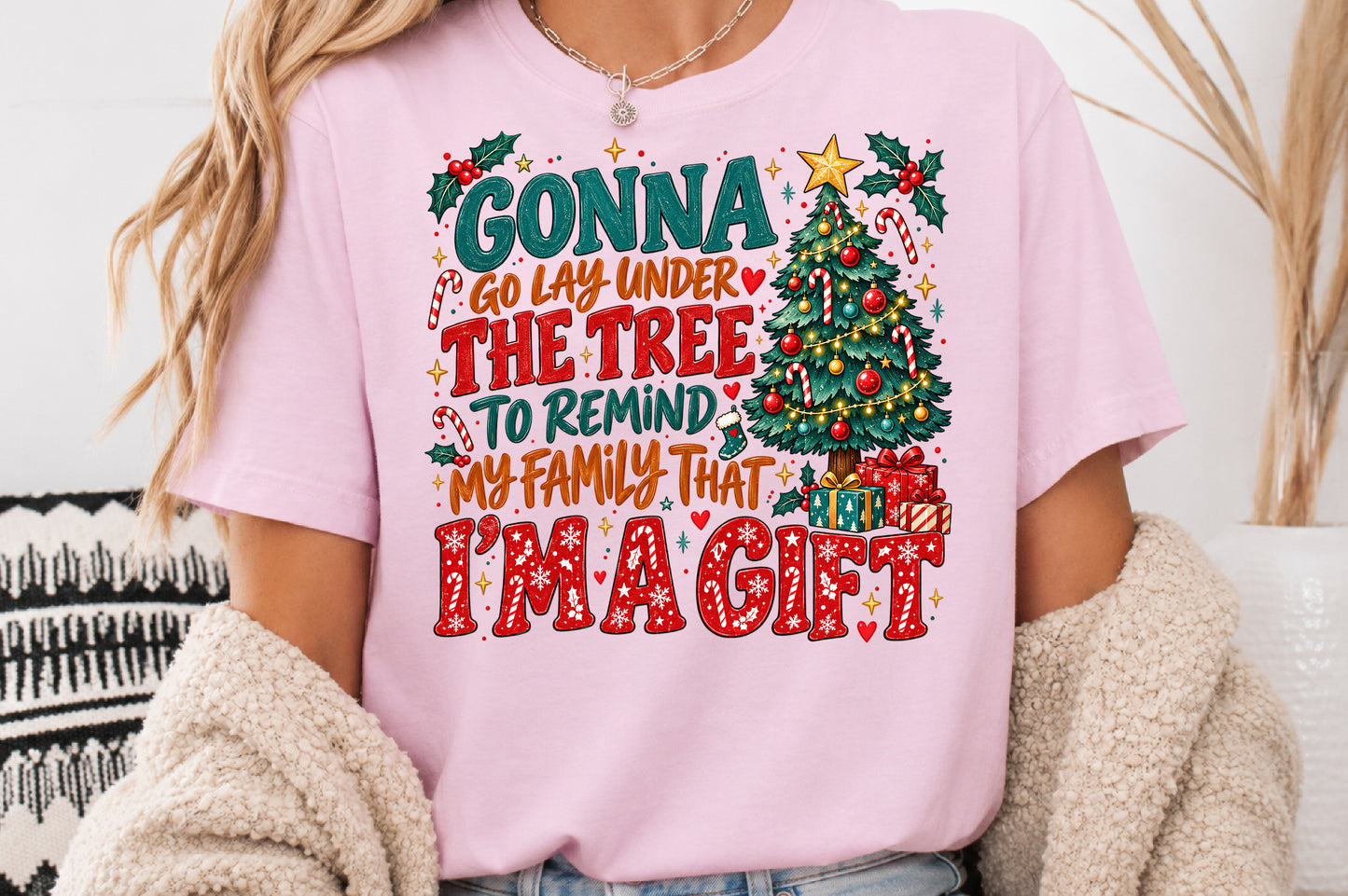 Gonna Go Lay Under The Tree Christmas PNG Sublimation