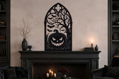 Gothic Pumpkin Halloween SVG
