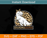 Grandmasaurus Dinosaur Grandma Svg Digital Cutting File