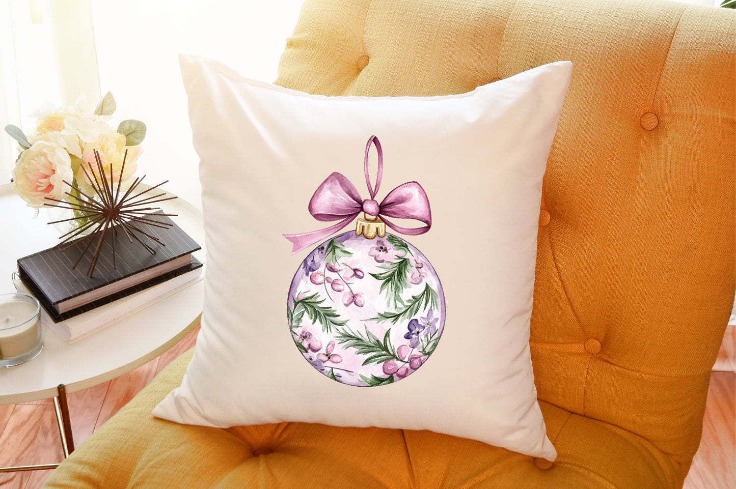 Grandmillennial Christmas PNG Clipart Bundle Floral Holiday Decor