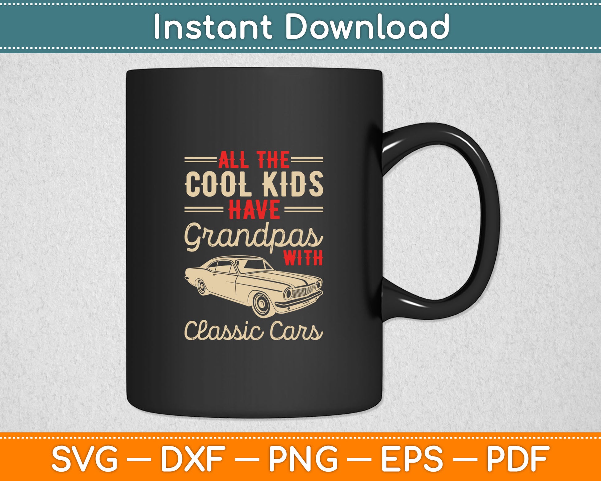 Grandpas With Classic Cars Funny Old Car Enthusiast Car Guy Svg Digital Cutting File
