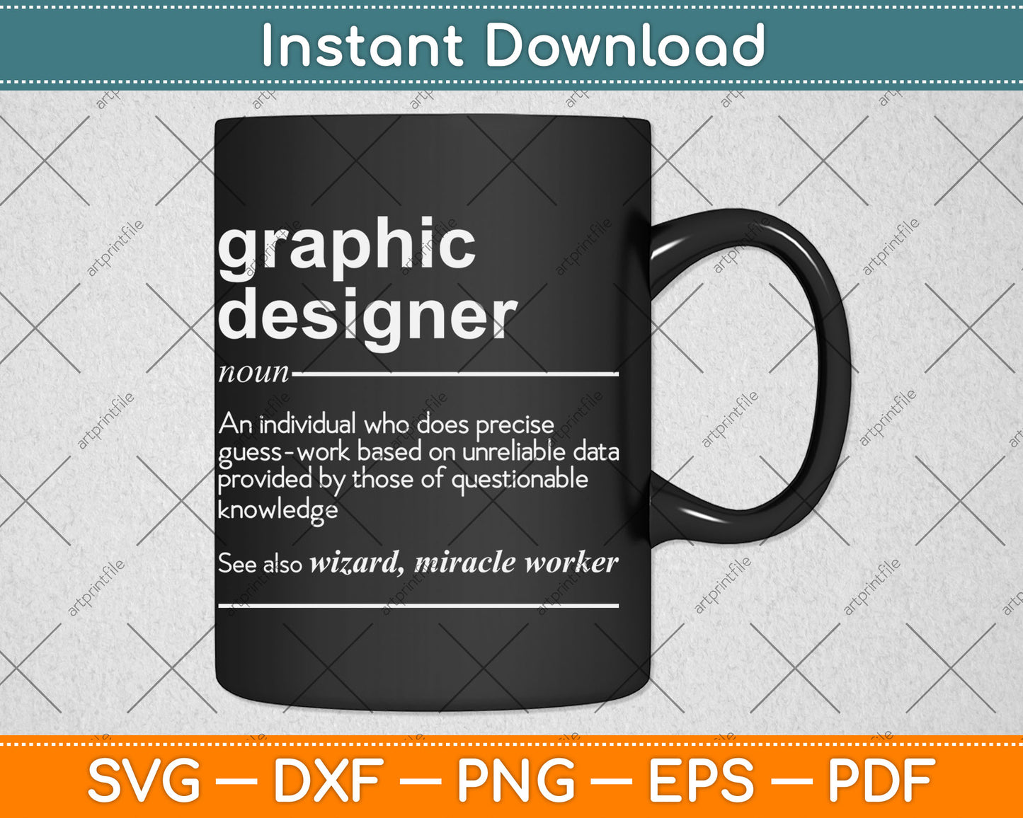Graphic Designer Definition Funny Svg Digital Cutting File