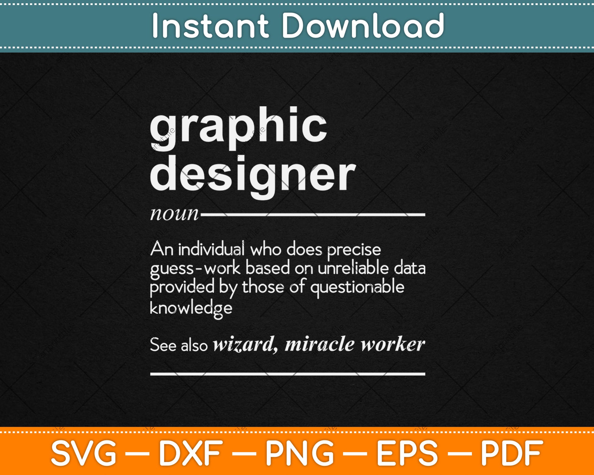Graphic Designer Definition Funny Svg Digital Cutting File