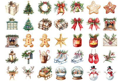 Great Christmas Clipart Bundle PNG