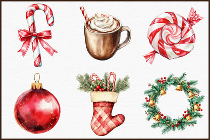 Great Christmas Clipart Bundle PNG