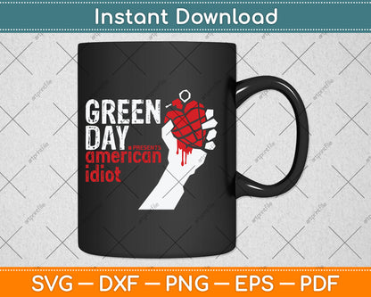 Green Day American Idiot Svg Digital Cutting File