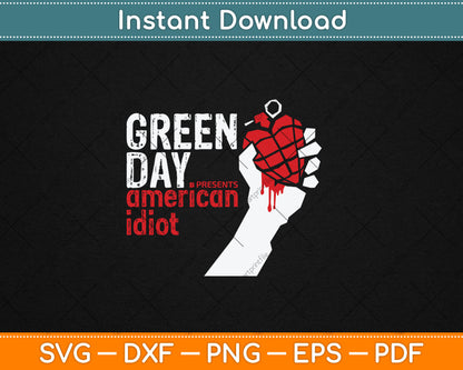 Green Day American Idiot Svg Digital Cutting File