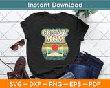 Groovy Mom 70s Aesthetic Nostalgia Svg Digital Cutting File