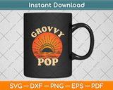 Groovy Pop 70s Aesthetic Nostalgia Svg Digital Cutting File