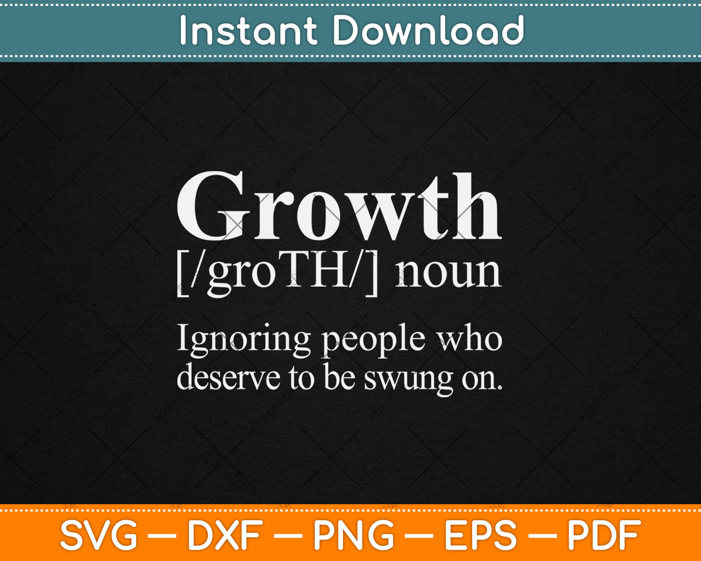 Growth Definition Svg Digital Cutting File
