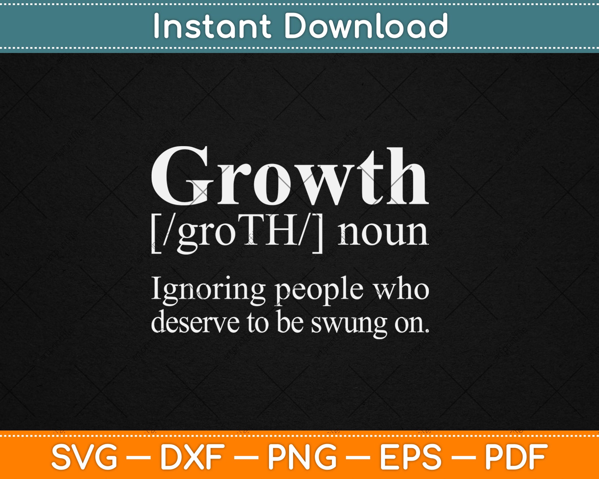 Growth Definition Svg Digital Cutting File
