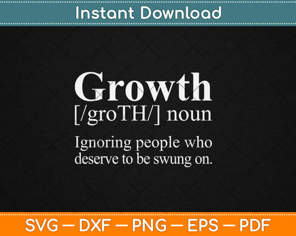 Growth Definition Svg Digital Cutting File
