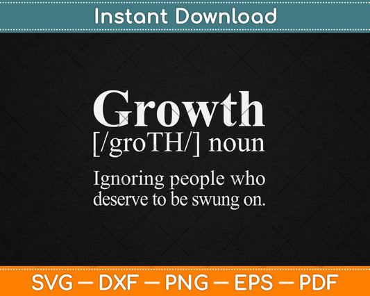 Growth Definition Svg Digital Cutting File