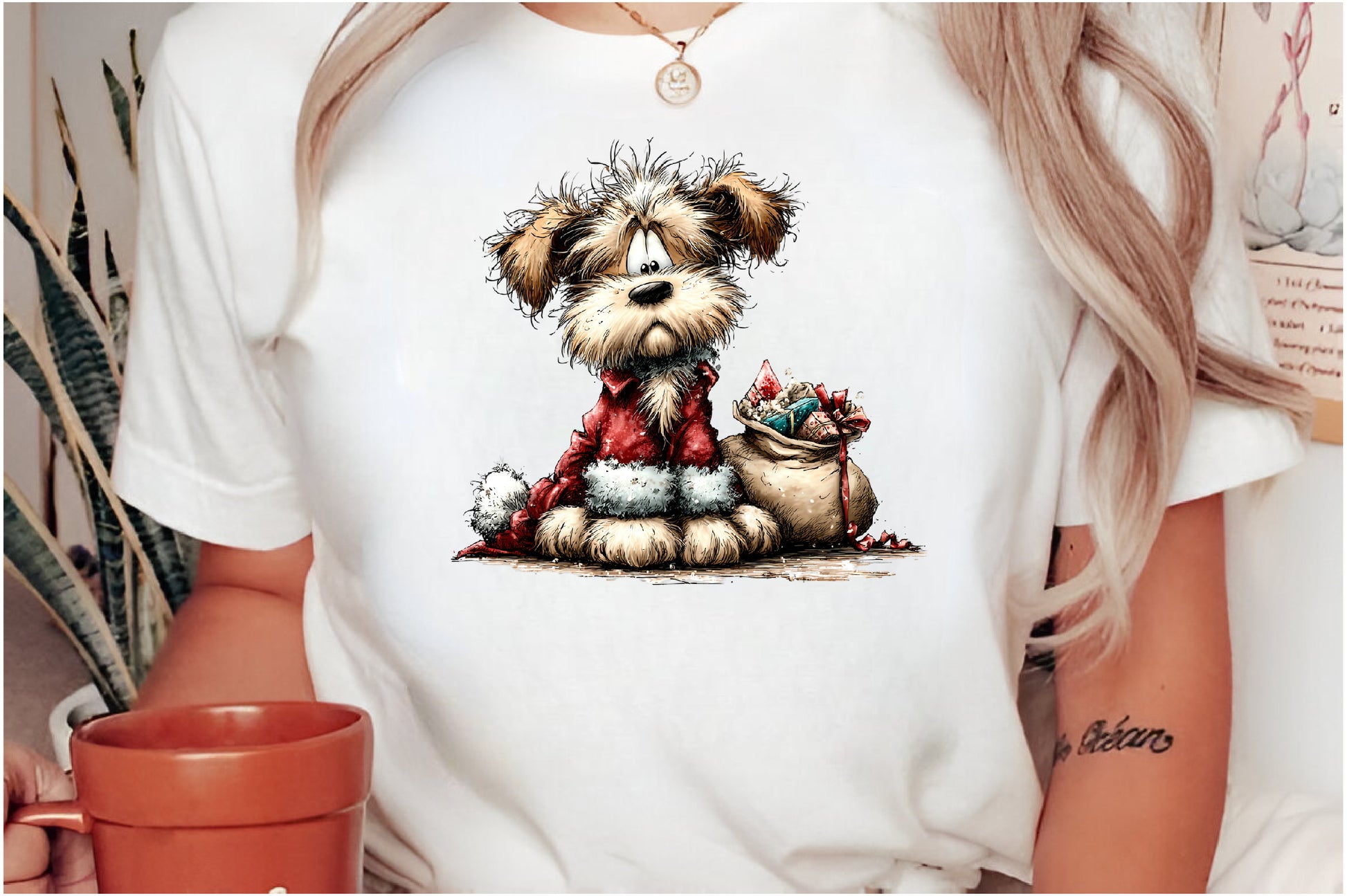 Grumpy Christmas Animals Clipart PNG