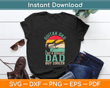 Guitar Dad Like A Regular Dad Father's Day Svg Digital Cutting File