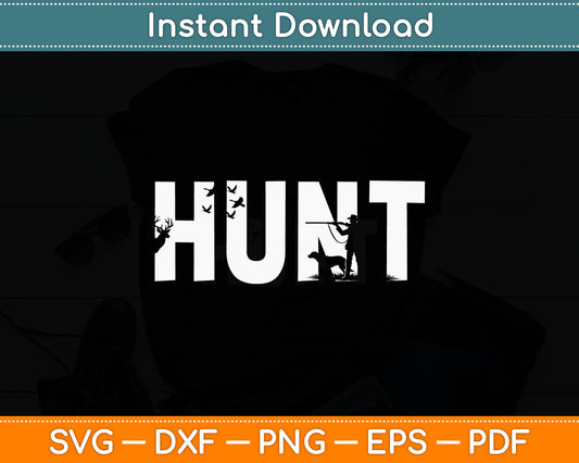 Gunner Gear Hunt Deer Hunting Svg Digital Cutting File