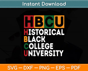 HBCU School Matters Historical Black College Svg Digital Cutting File