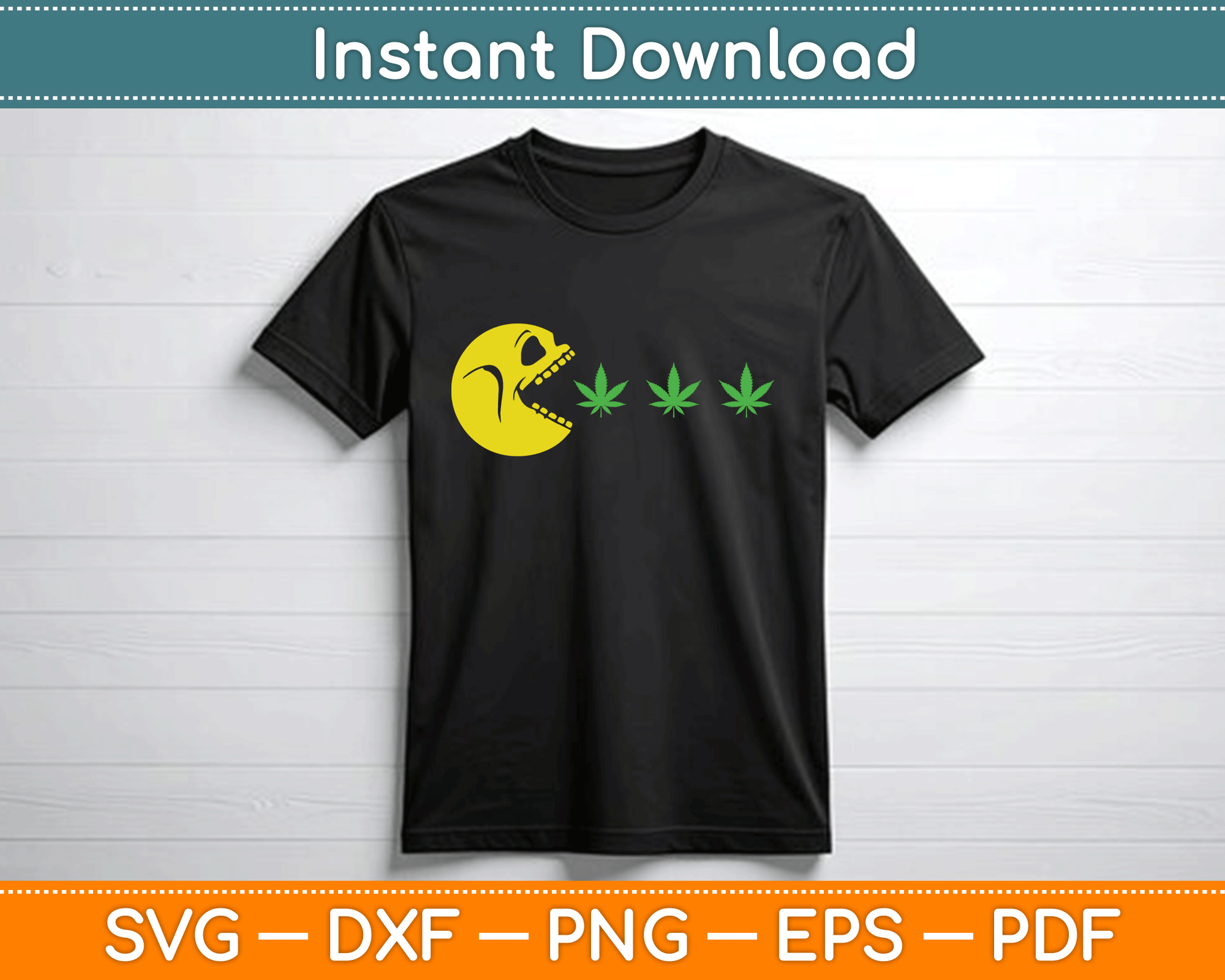Halloween Skeleton Eats Weed Funny Marijuana Cannabis SVG Digital Cutting File