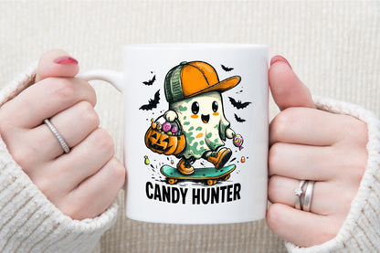 Halloween Camo Ghost Candy Hunter PNG