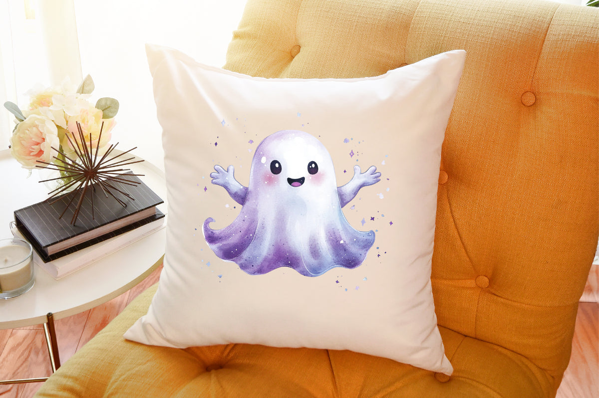 Halloween Cute Spooky Ghost Clipart Bundle PNG