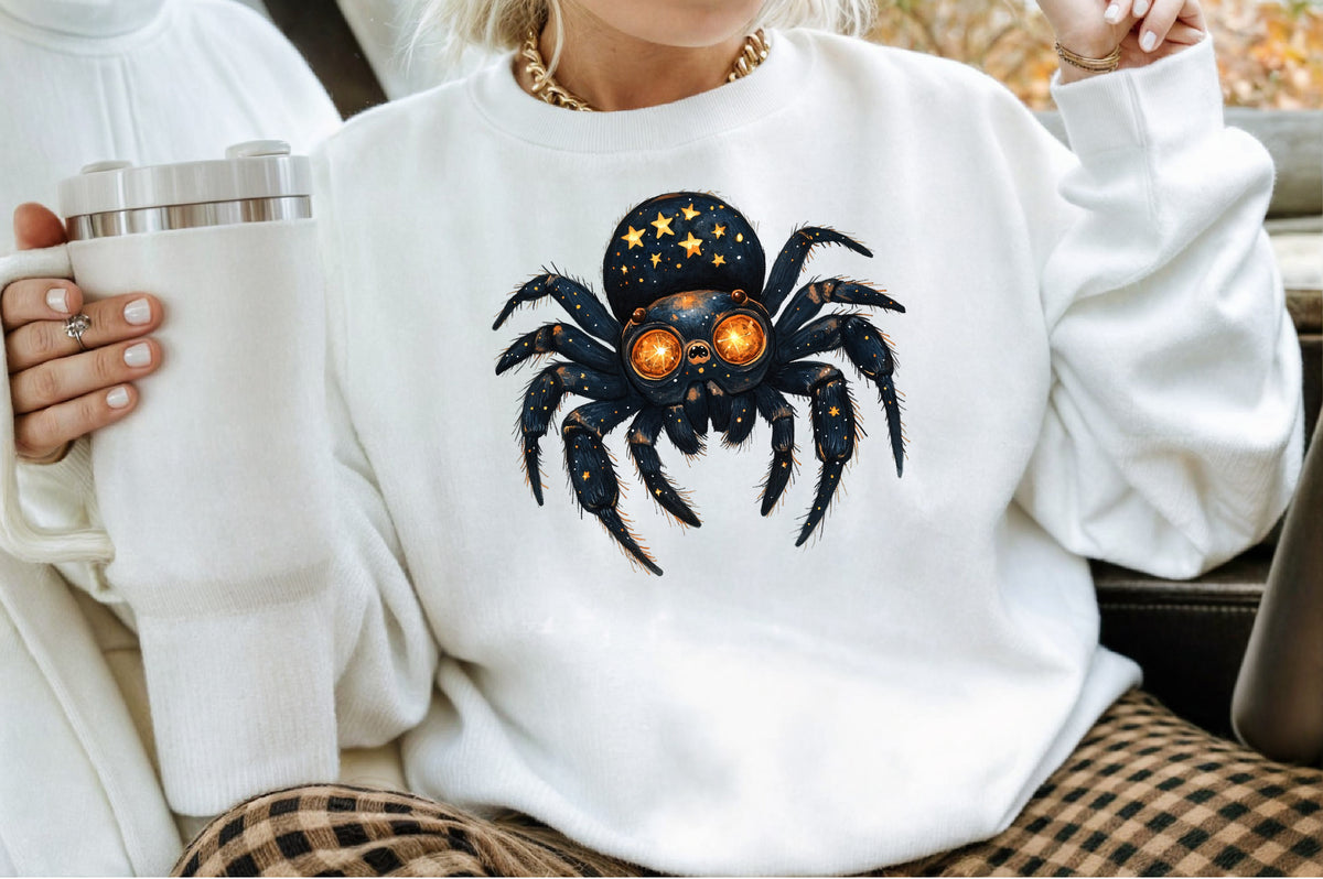 Halloween Spider Clipart PNG Cute Spooky Spider Bundle