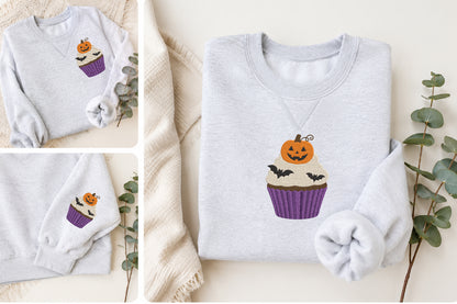 Halloween Cupcake Embroidery