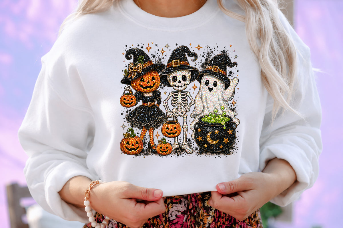 Halloween Friends Rhinestone PNG