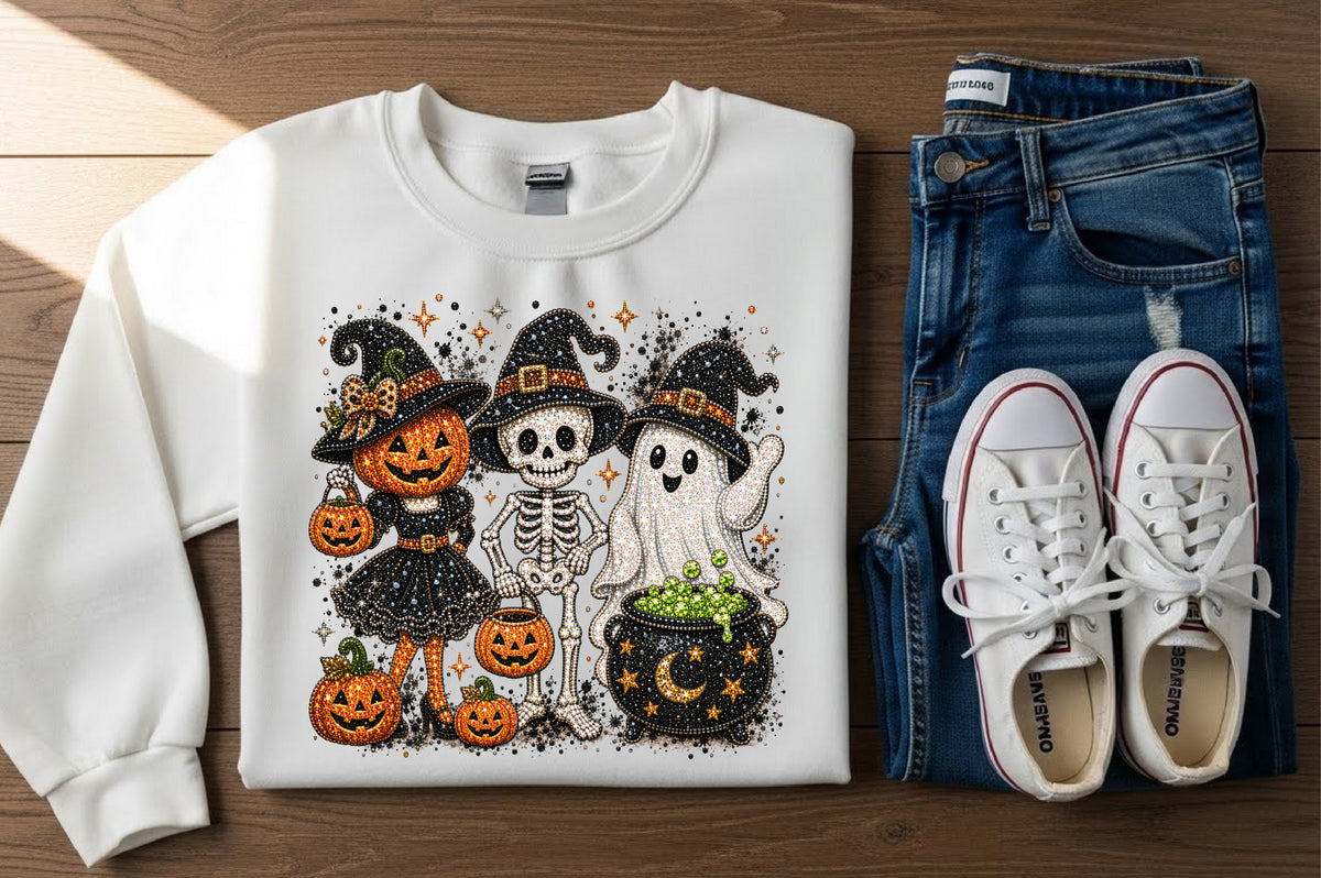 Halloween Friends Rhinestone PNG