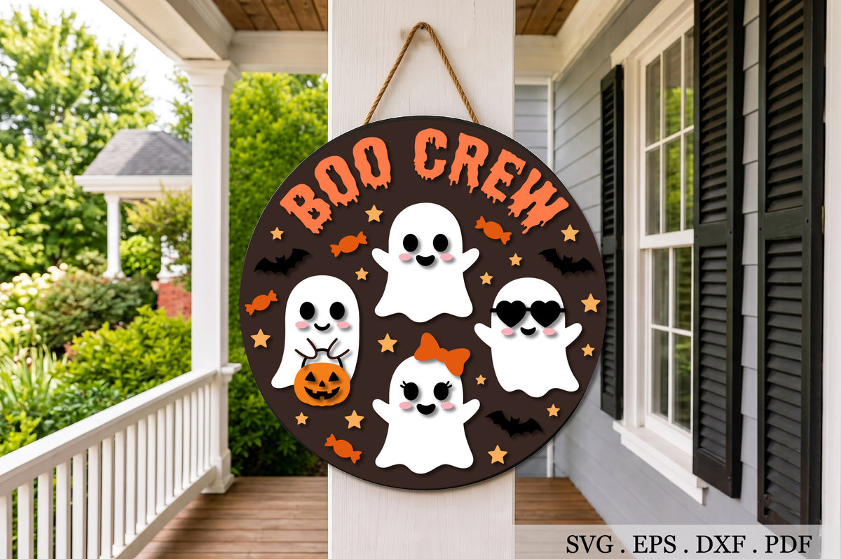 Cute Halloween Ghost SVG