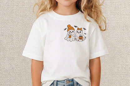 Halloween Ghost Embroidery Design – Cute Spooky Ghost Machine Embroidery Pattern, Halloween Embroidery Design
