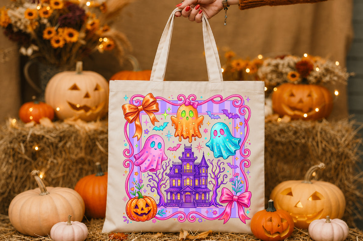 Halloween Ghost Haunted House PNG