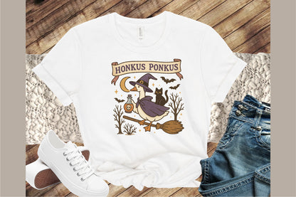 Halloween Goose PNG Silly Witch Goose Honkus Ponkus