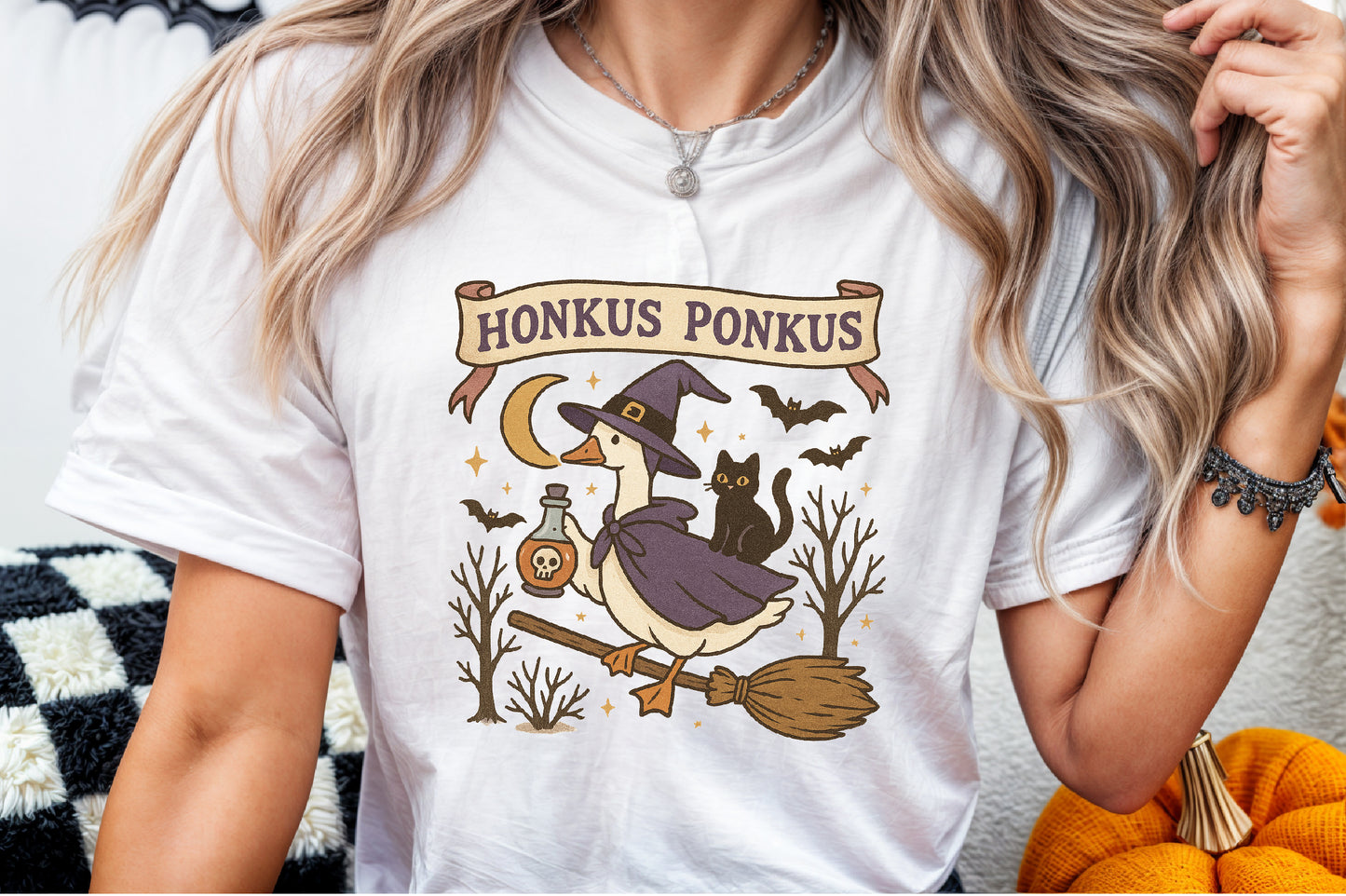 Halloween Goose PNG Silly Witch Goose Honkus Ponkus