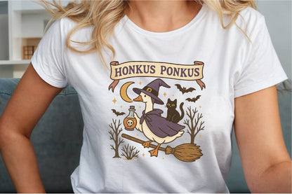 Halloween Goose PNG Silly Witch Goose Honkus Ponkus