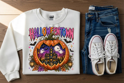 Halloween Haunted Pumpkin PNG
