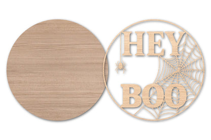Hey Boo Halloween Laser Cut SVG