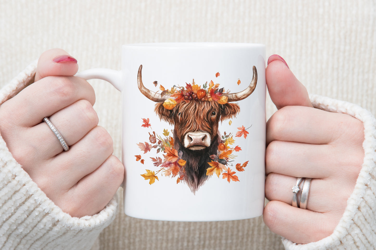 Halloween Highland Cow PNG Bundle Spooky Cow Clipart