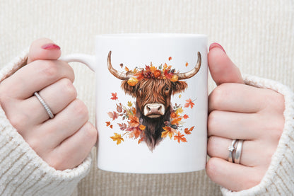 Halloween Highland Cow PNG Bundle Spooky Cow Clipart