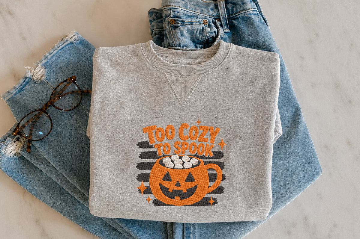 Halloween Mug Embroidery Design