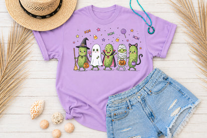 Funny Halloween Pickles PNG Cute Spooky Sublimation
