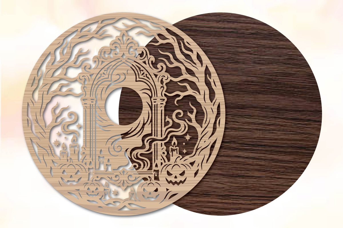 Halloween Pumpkin Arch Laser Cut SVG