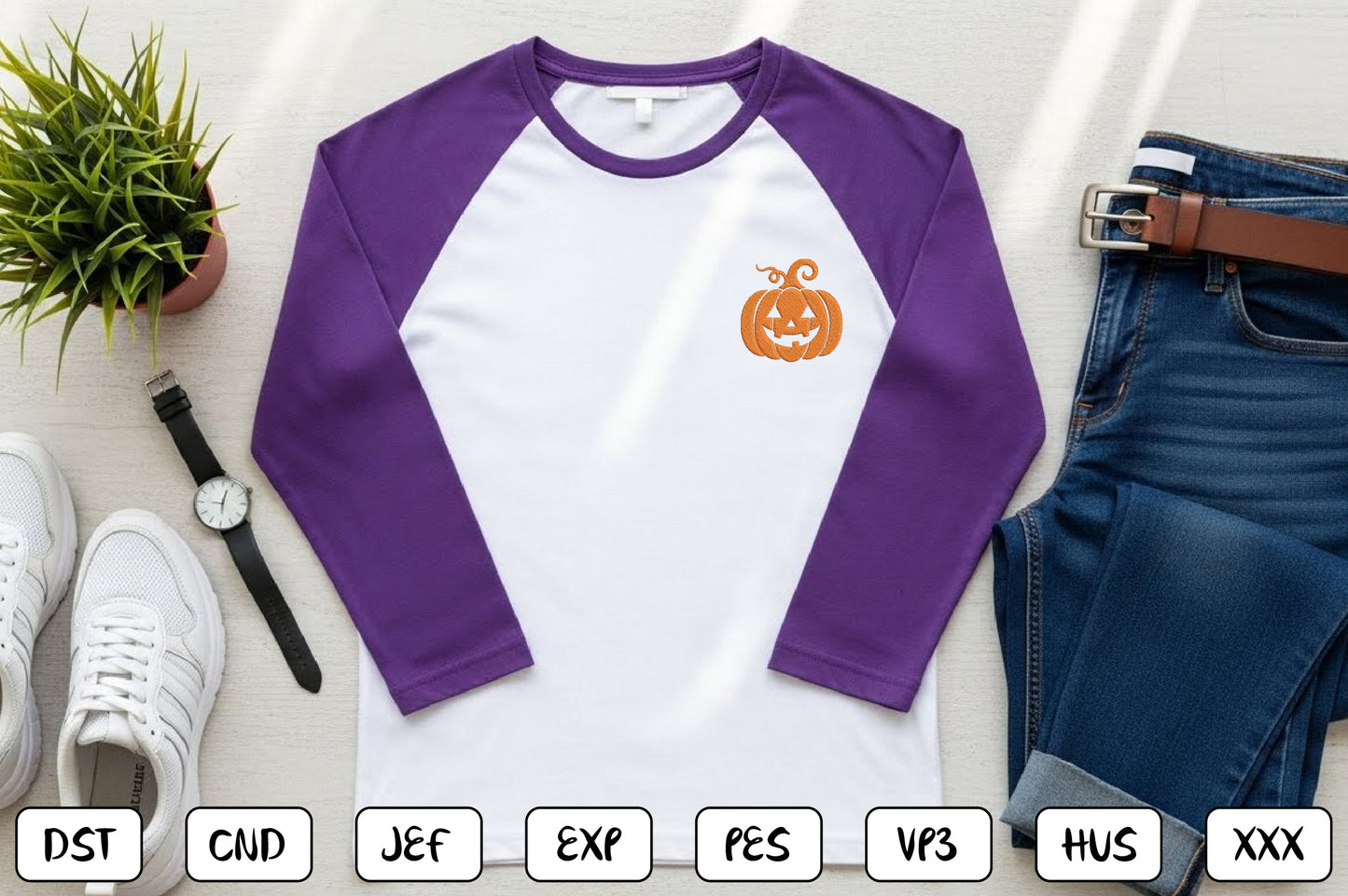 Halloween Pumpkin Icon Bundle – Cute Spooky Pumpkin Machine Embroidery Designs, Halloween Embroidery