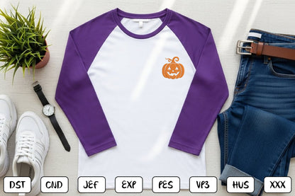 Halloween Pumpkin Icon Bundle – Cute Spooky Pumpkin Machine Embroidery Designs, Halloween Embroidery